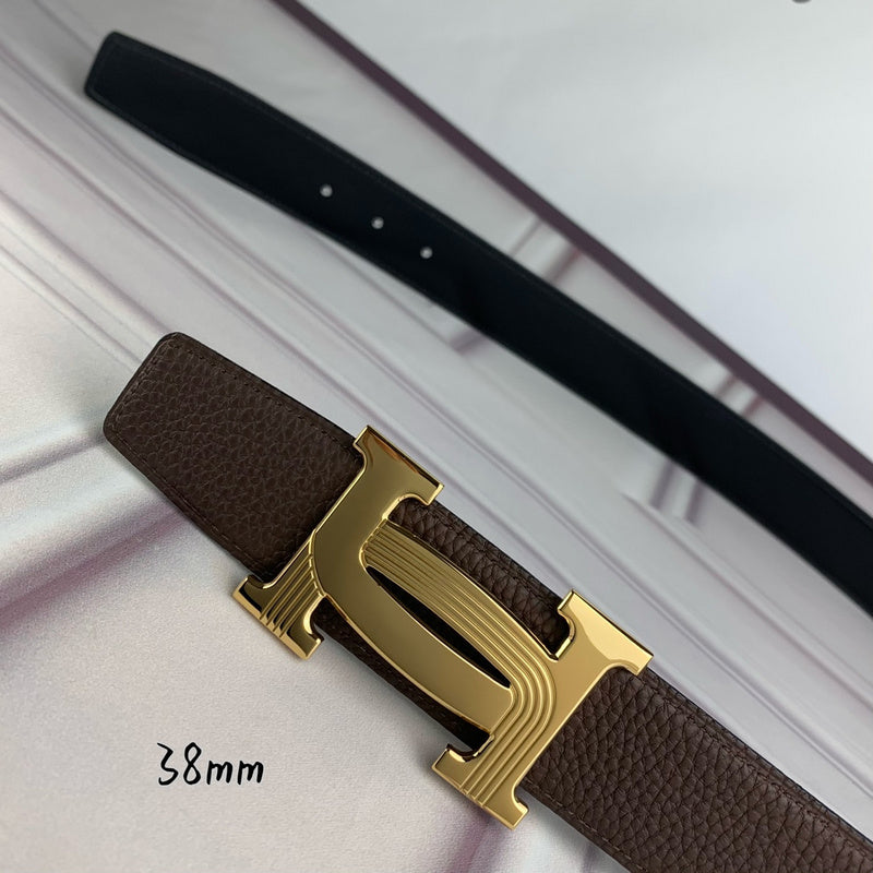 HBL5 Real leather 3.8CM 95-125CM Belt with all packing |Hermès belt