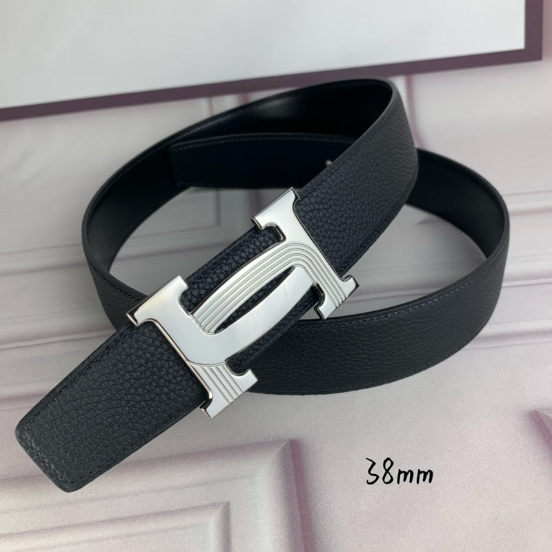 HBL5 Real leather 3.8CM 95-125CM Belt with all packing |Hermès belt
