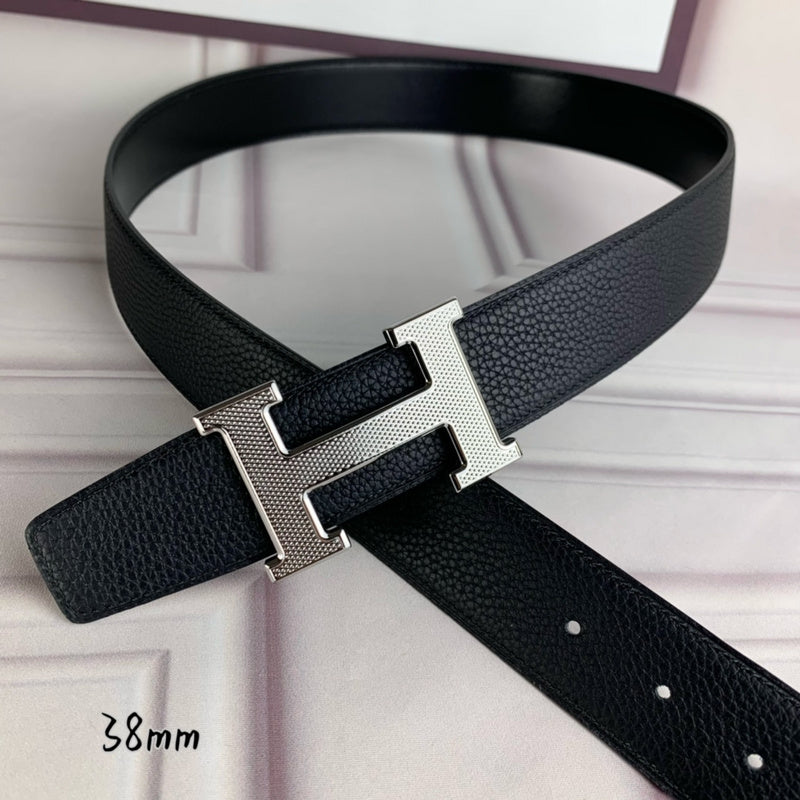 HBL3 Real leather 3.8CM 95-125CM Belt with all packing |Hermès belt