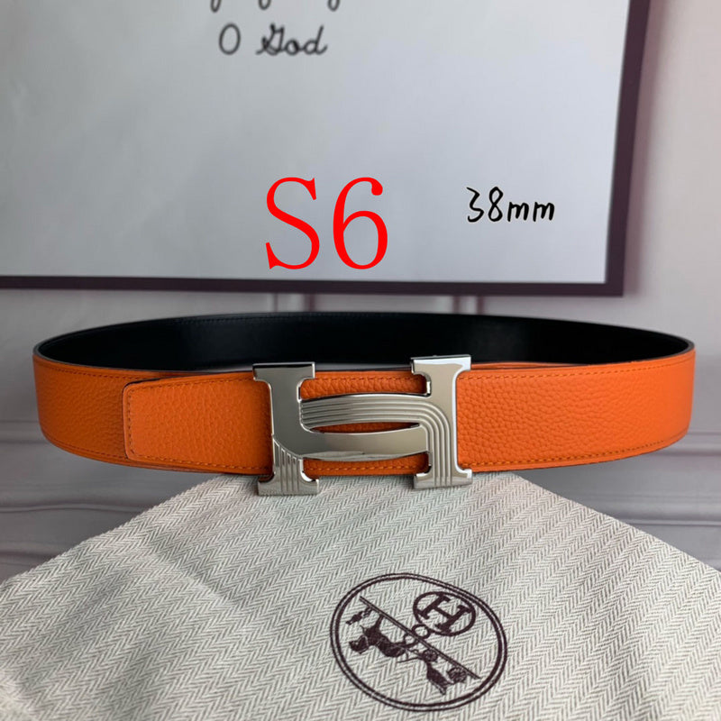 HBL5 Real leather 3.8CM 95-125CM Belt with all packing |Hermès belt