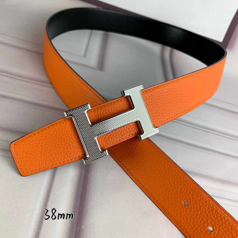 HBL3 Real leather 3.8CM 95-125CM Belt with all packing |Hermès belt