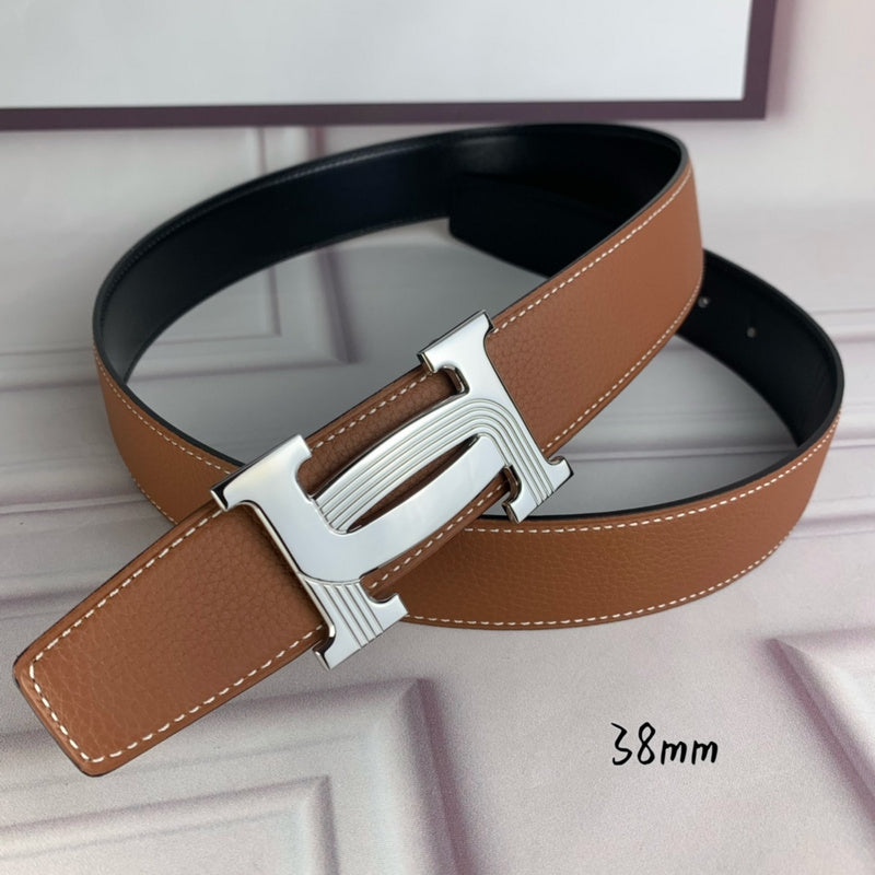 HBL5 Real leather 3.8CM 95-125CM Belt with all packing |Hermès belt