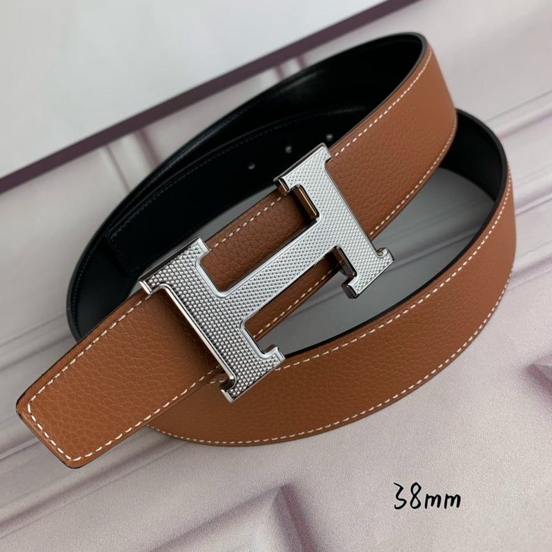 HBL3 Real leather 3.8CM 95-125CM Belt with all packing |Hermès belt