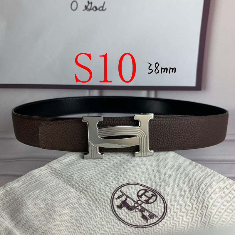 HBL5 Real leather 3.8CM 95-125CM Belt with all packing |Hermès belt