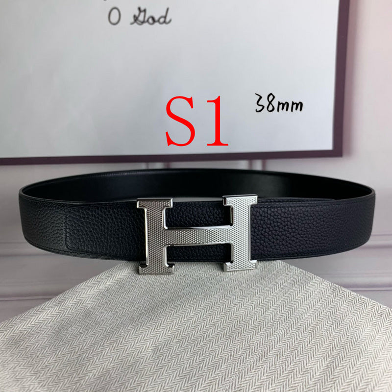 HBL3 Real leather 3.8CM 95-125CM Belt with all packing |Hermès belt