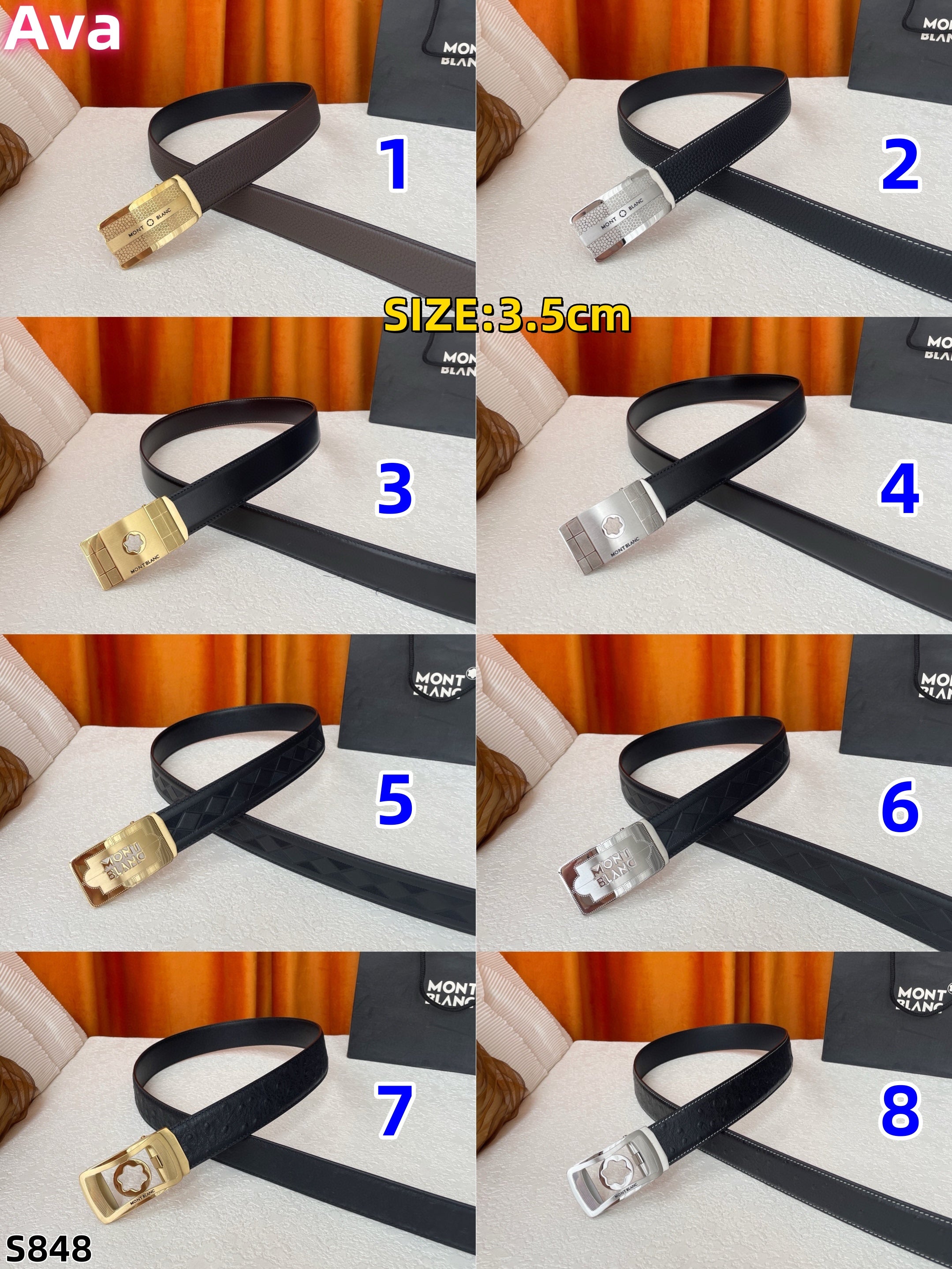 S848 Montblanc Belt