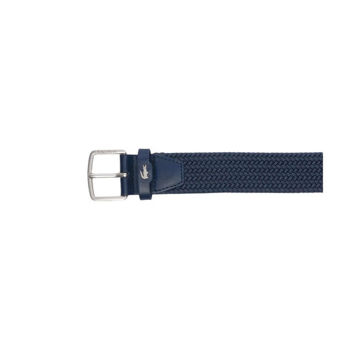 Cintura Lacoste Canvas Stretch Blu