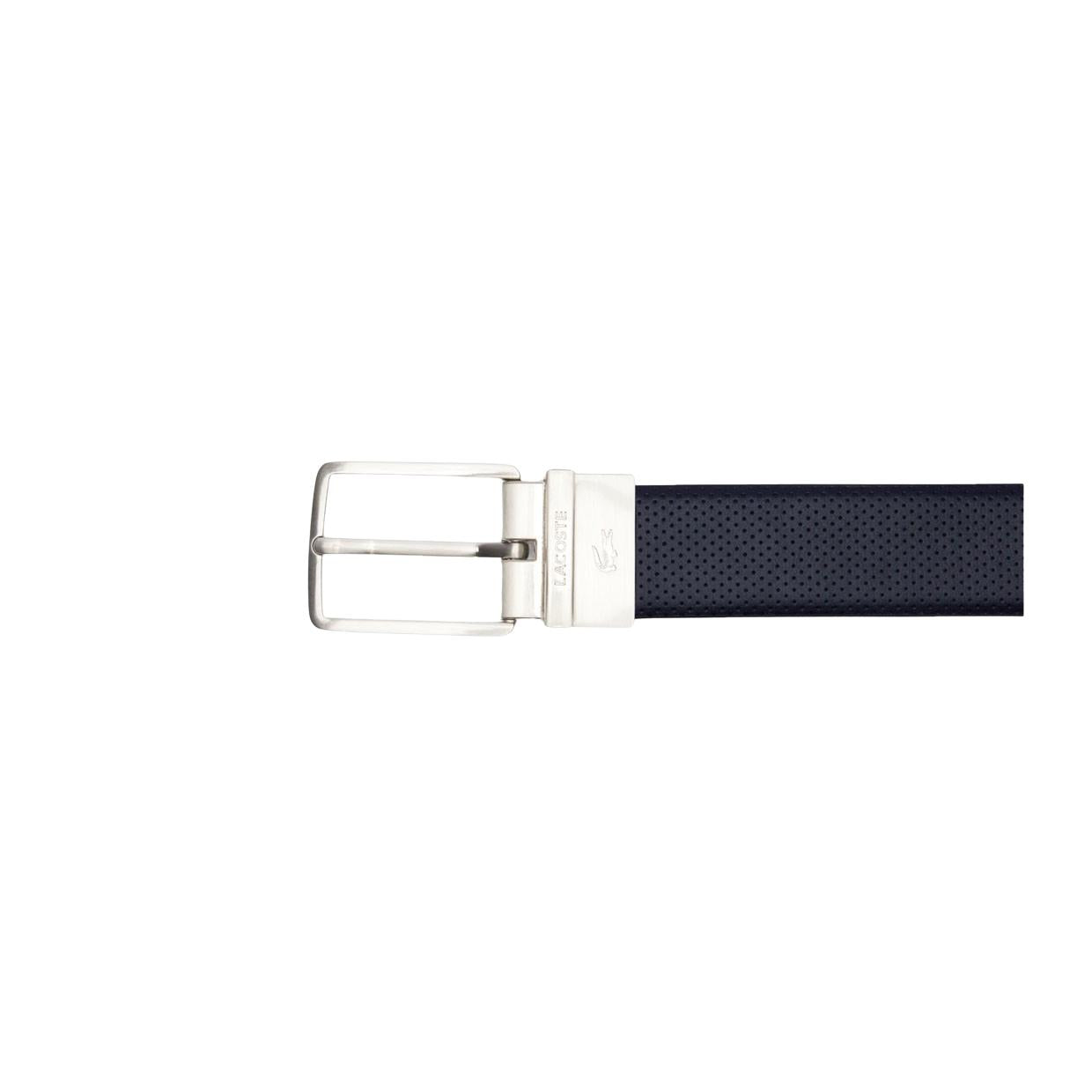 Cintura Uomo Lacoste Double Face Blu / Azzurro