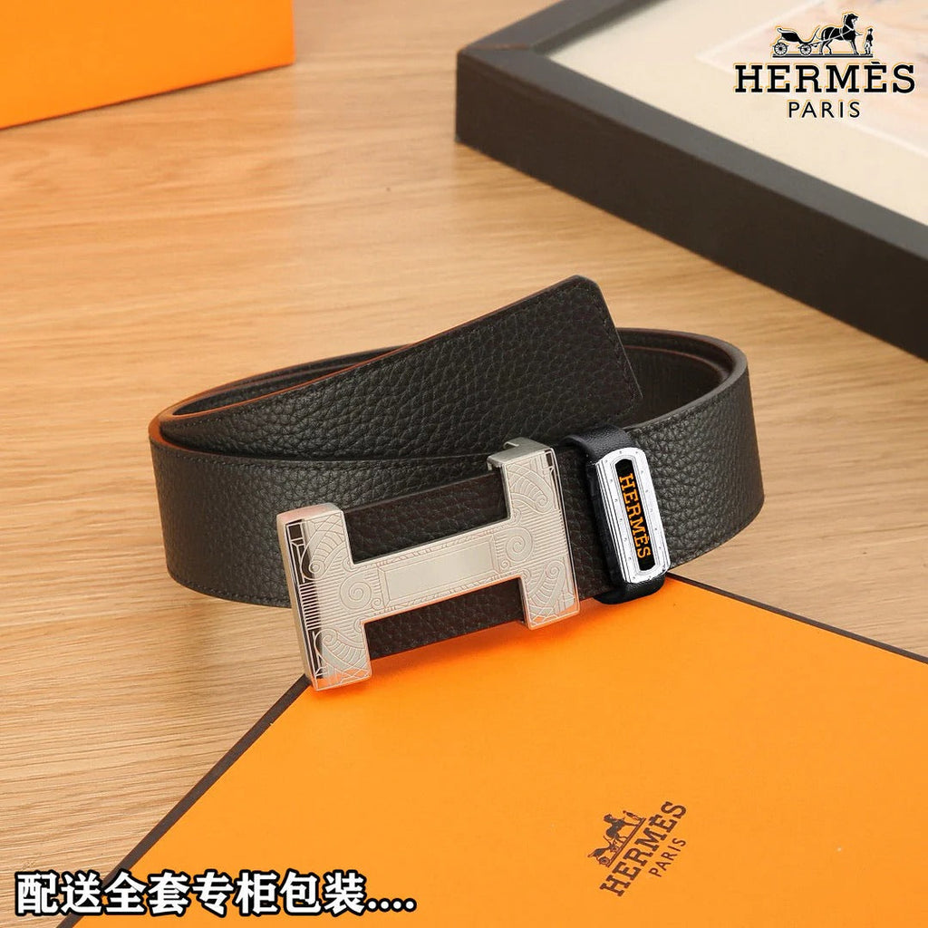 HM Constance Belt 38mm Black Togo Leather 619664|Hermès belt