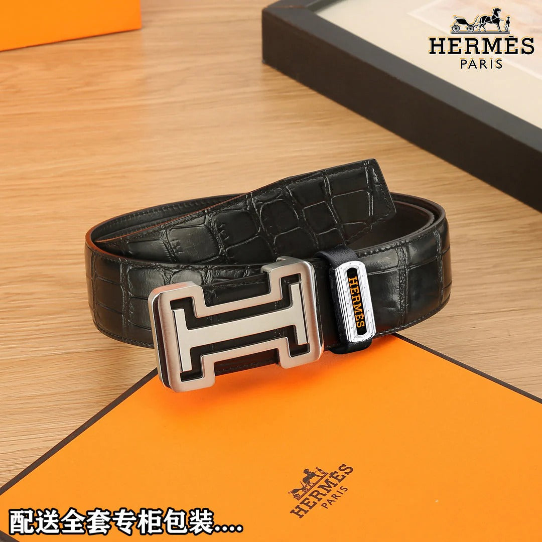 HM Constance Belt 38mm Black Togo Leather 619662|Hermès belt