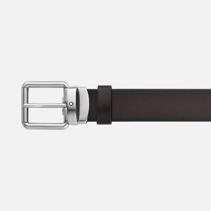 Montblanc brown leather belt 30mm 131185