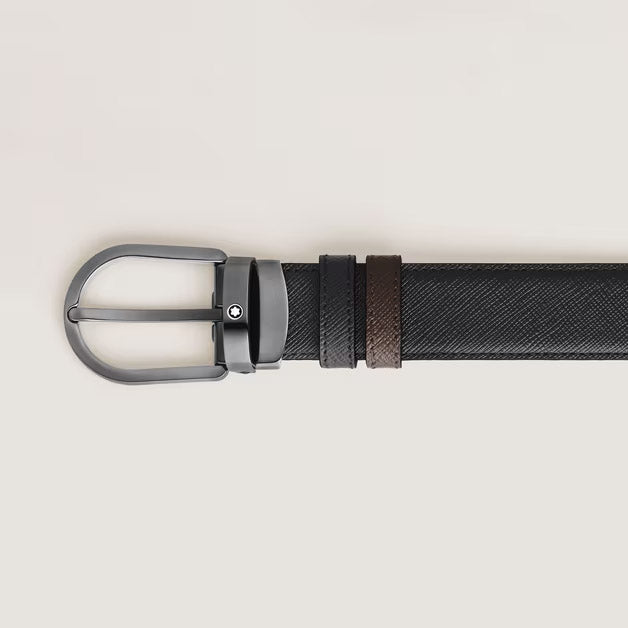 Montblanc reversible belt 30 mm horseshoe Sartorial 222355