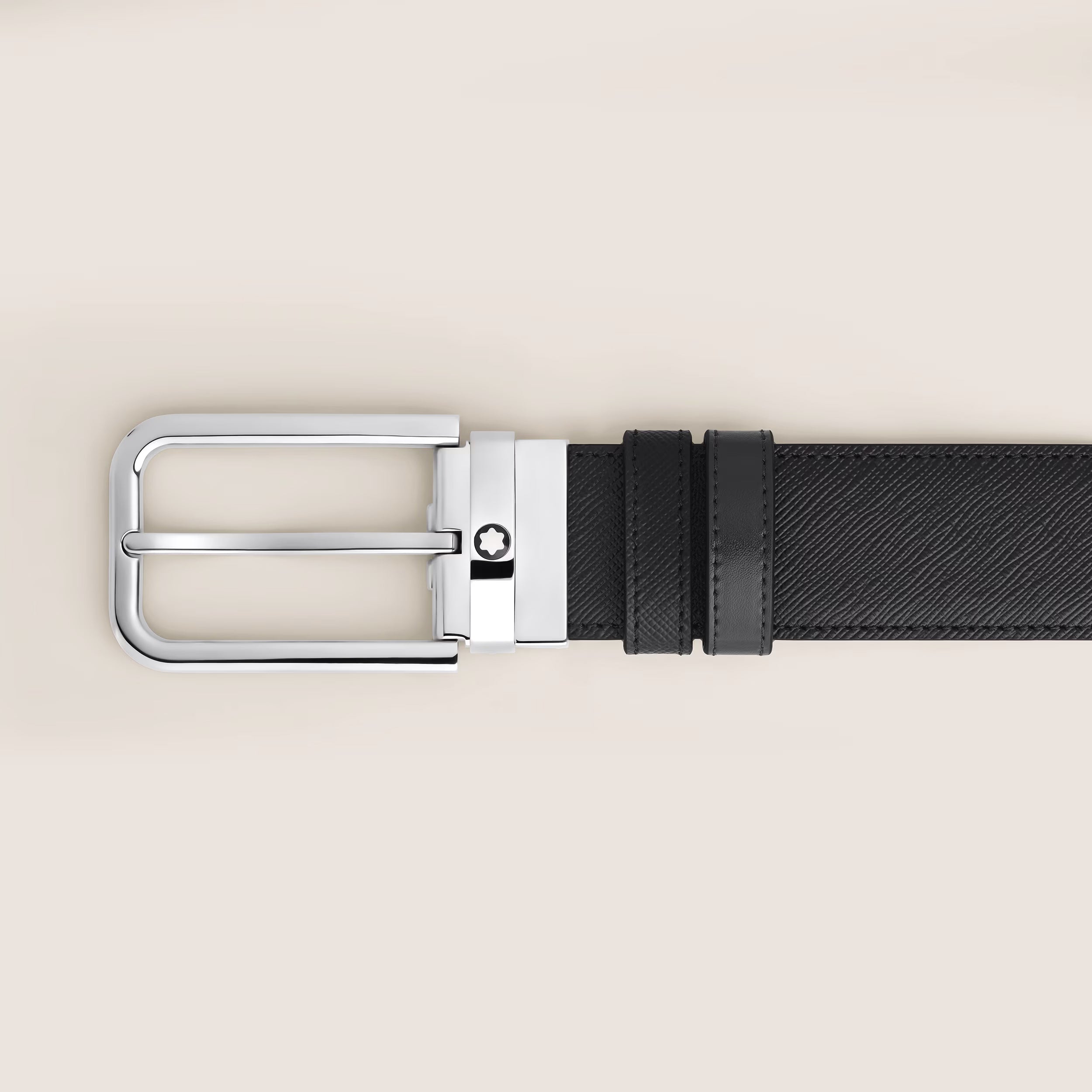 Montblanc reversible belt 35 mm Sartorial leather rectangular buckle 223411