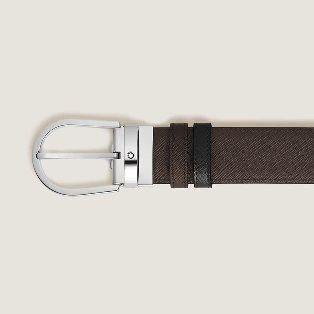 Montblanc reversible belt 35 mm horseshoe leather Sartorial 222145