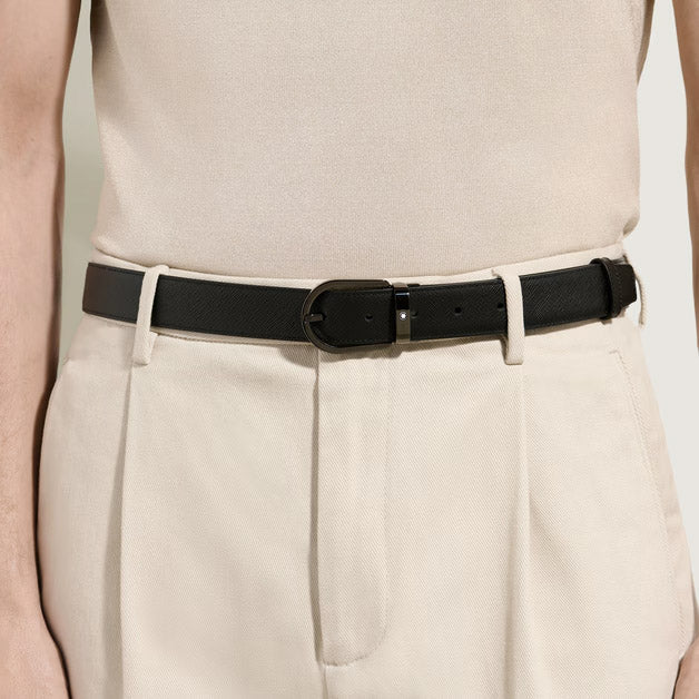 Montblanc reversible belt 30 mm horseshoe Sartorial 222355