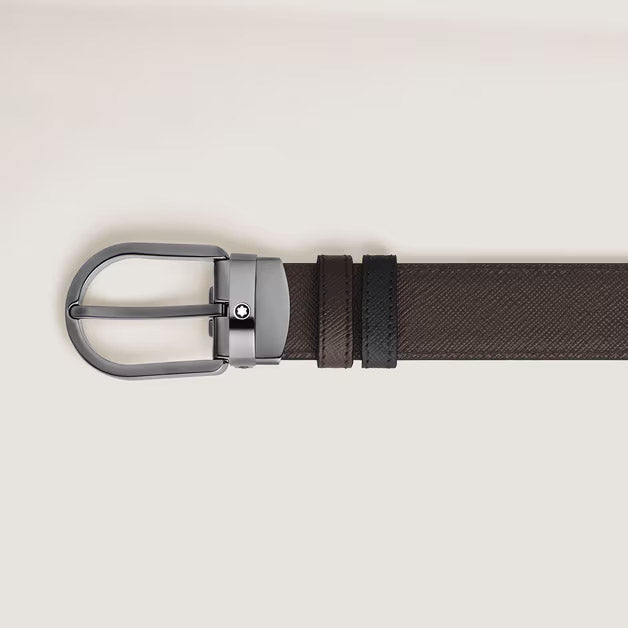 Montblanc reversible belt 30 mm horseshoe Sartorial 222355